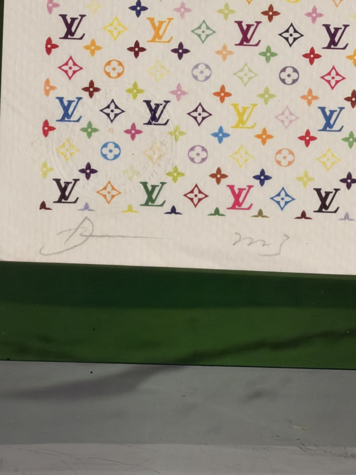 Death NYC Keith Haring Figures Louis Vuitton Signed Numbered LTD 100 FRAMED