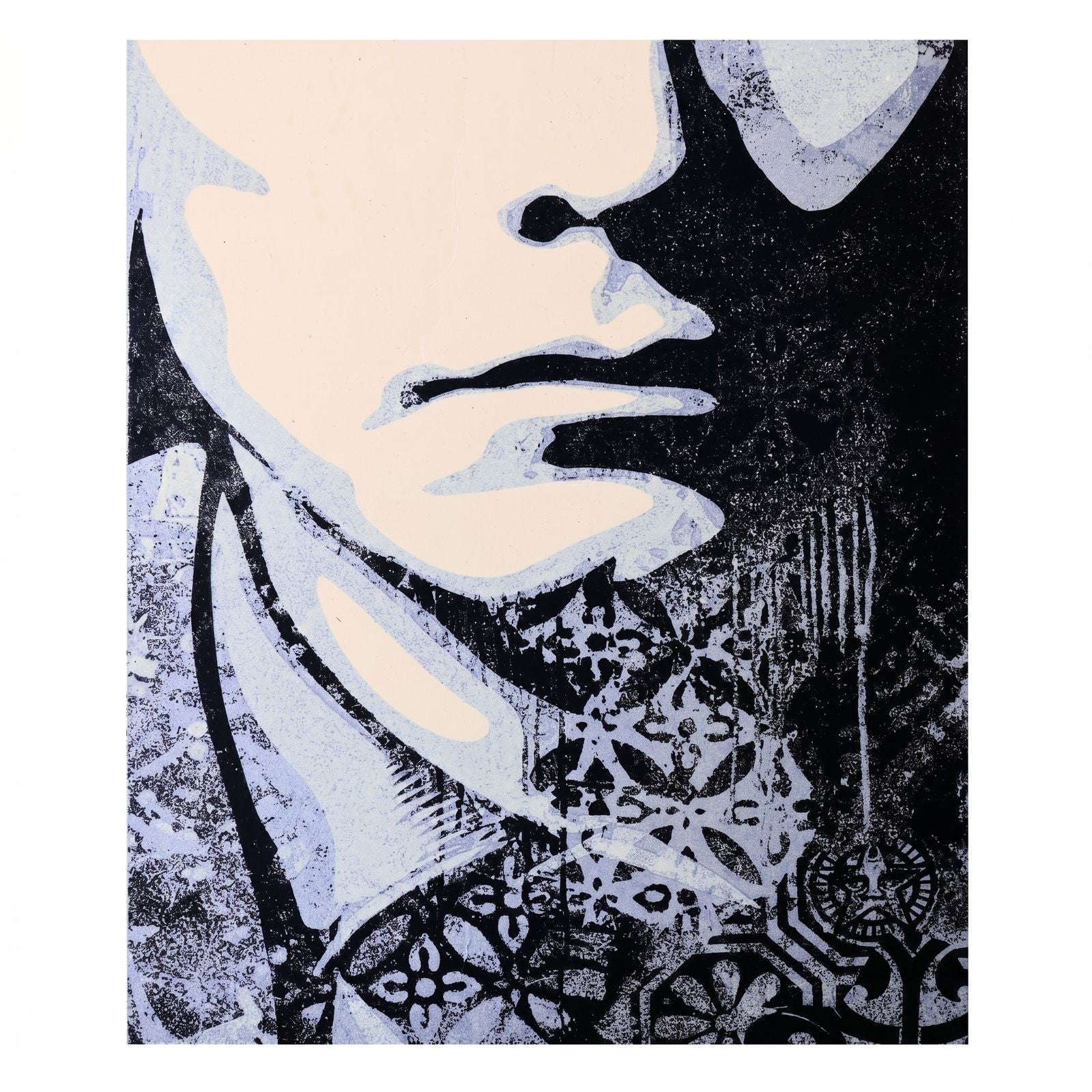 Shepard Fairey Warhol Collages Silver 2023 Signed Print | Limited Edition 300