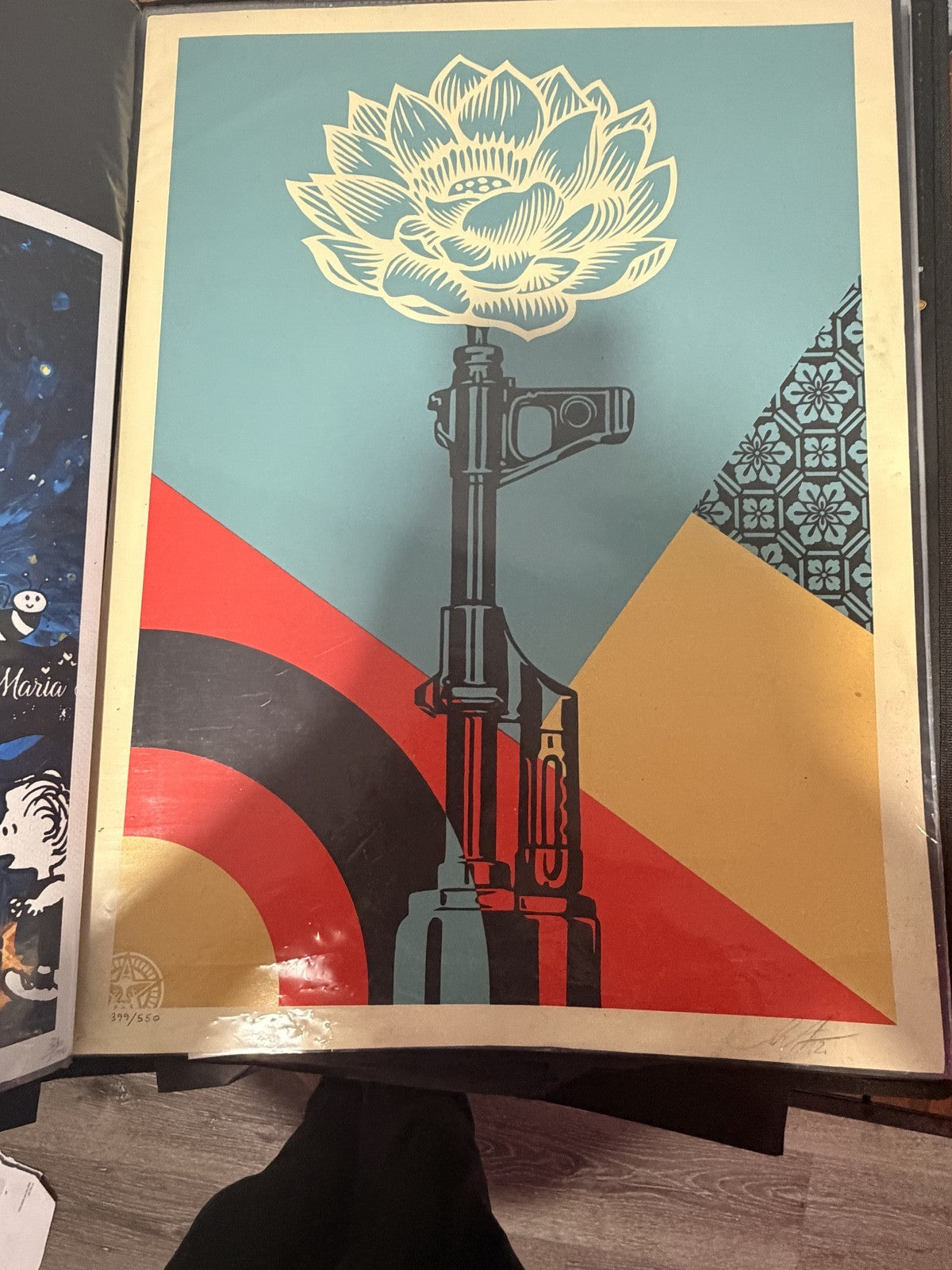 Shepard Fairey Lonesome Signed Numbered Screen Print Obey Giant 407/450