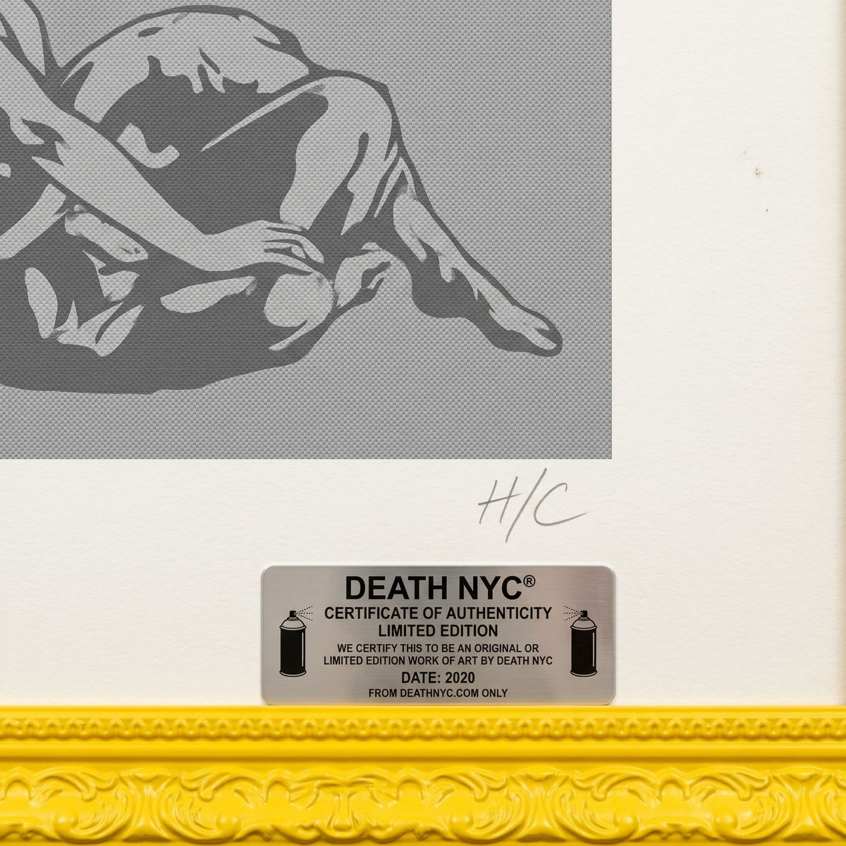 Death NYC Jimi Hendrix Dom Perignon 2017 H/C Artist Proof Signed Print COA