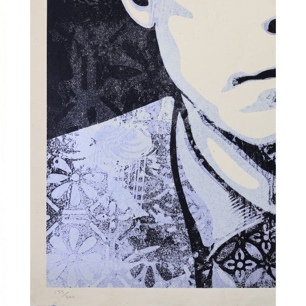 Shepard Fairey Warhol Collages Silver 2023 Signed Print | Limited Edition 300