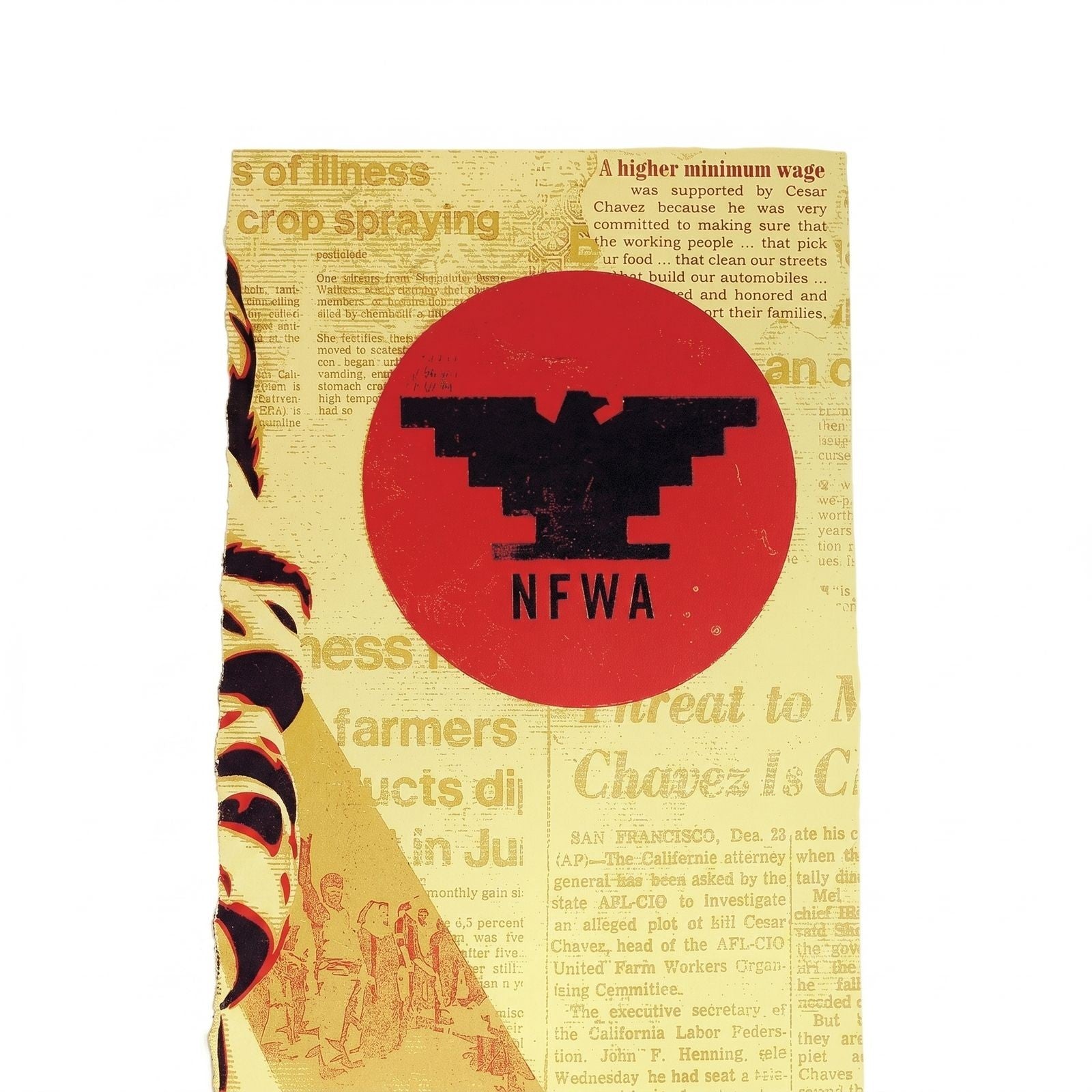 Shepard Fairey OBEY Workers Rights Signed Numbered Screen Print