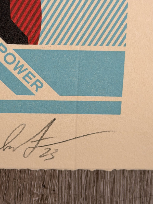 Shepard Fairey Green Power Factory Signed Numbered Letterpress OBEY 2023 /450