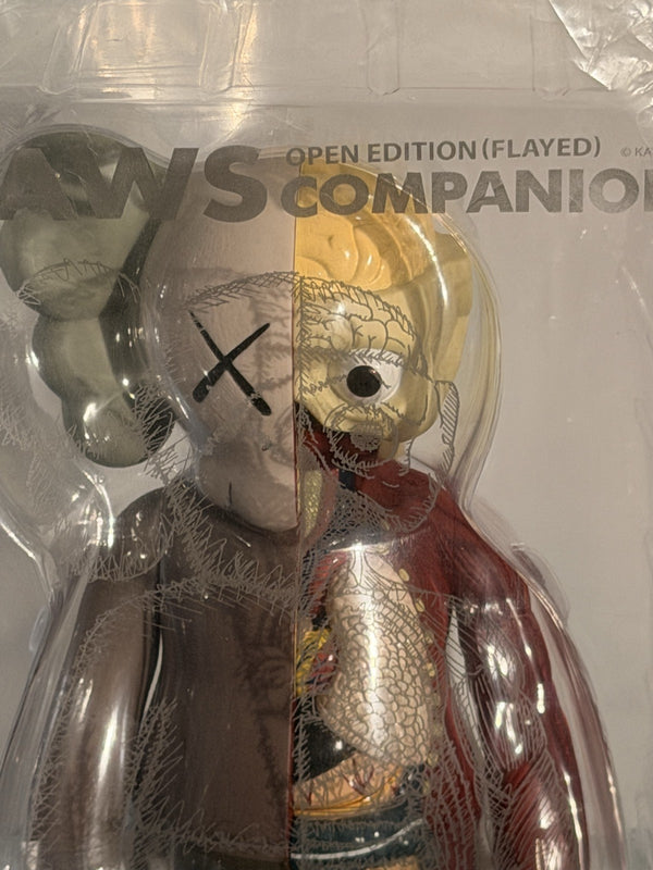 KAWS Companion Flayed Open Edition Brown Medicom Toy Dissected Sealed New Figure