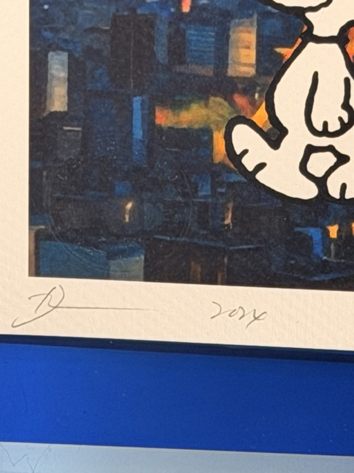 Death NYC Snoopy Umbrella Tokyo Tower Van Gogh Starry Night Signed Print 2024