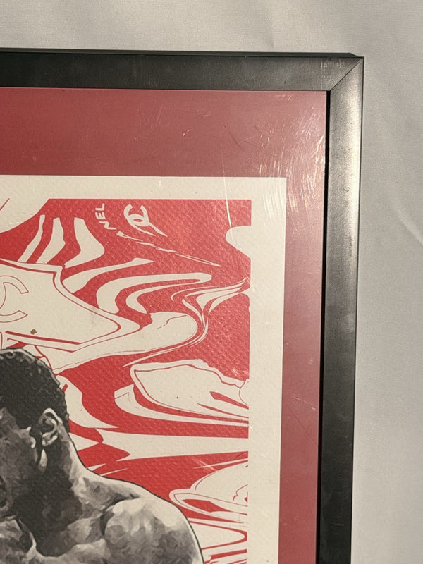 Death NYC Signed Mike Tyson vs Muhammad Ali Chanel Framed 16x20 Print COA /100