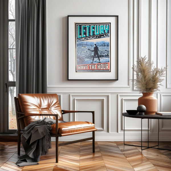 Shepard Fairey Let Fury Have the Hour Signed Print 2010 Joe Strummer OBEY Art