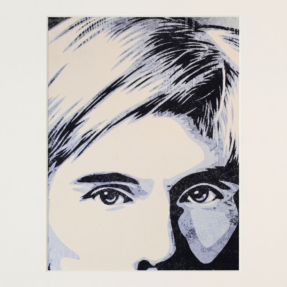 Shepard Fairey Warhol Collages Silver 2023 Signed Print | Limited Edition 300
