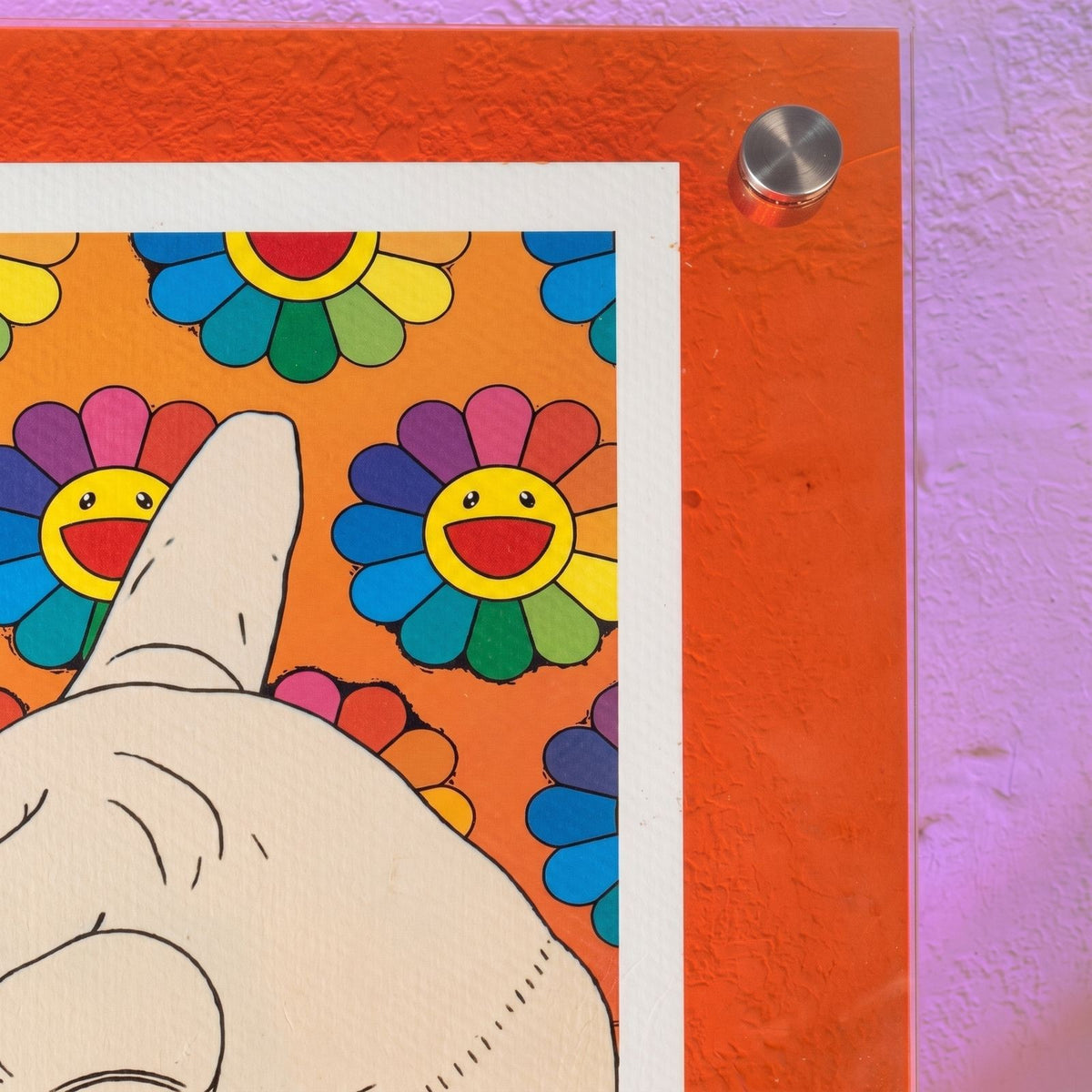 Death NYC Signed Ltd Edition Astronaut Pool Table Print x Murakami Flowers