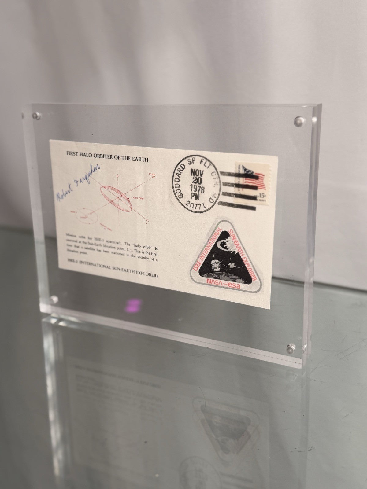 Robert Farquhar Signed ISEE-3 First Halo Orbiter Space Cover NASA with COA