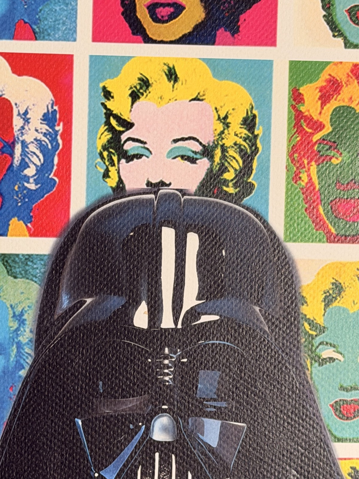 Death NYC Darth Vader Warhol Marilyn Signed Numbered LTD 100 FRAMED Pop Art