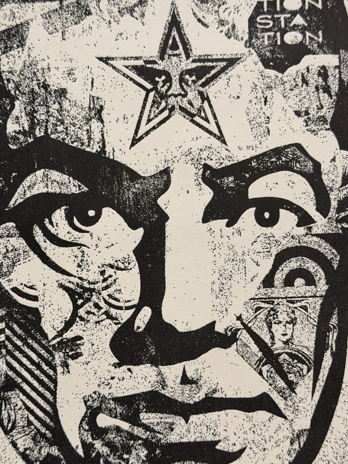Shepard Fairey Big Brother Letterpress Signed Numbered 29/75 OBEY Giant Art