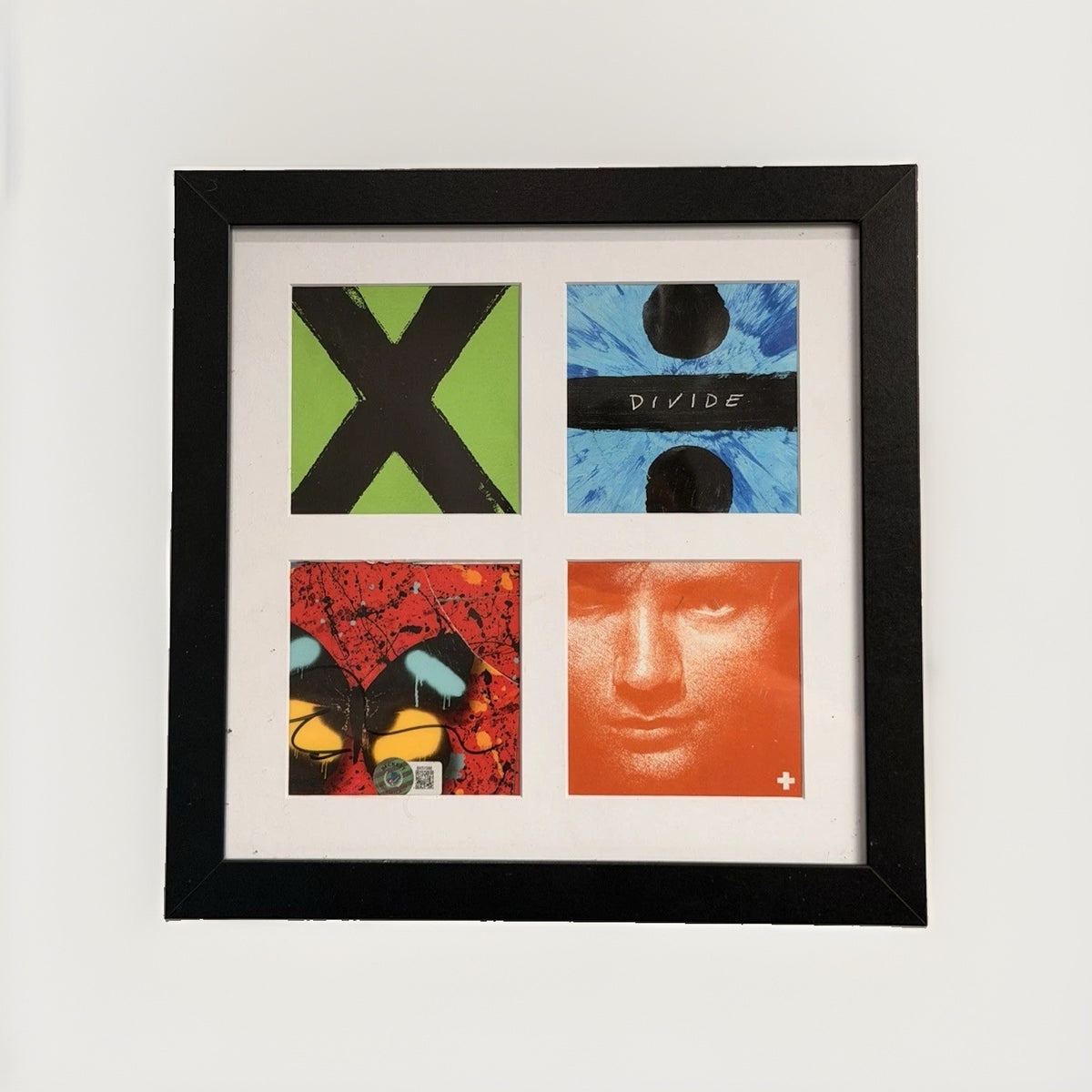 Ed Sheeran Signed Autographed Album Art Display Beckett BAS X Divide Framed