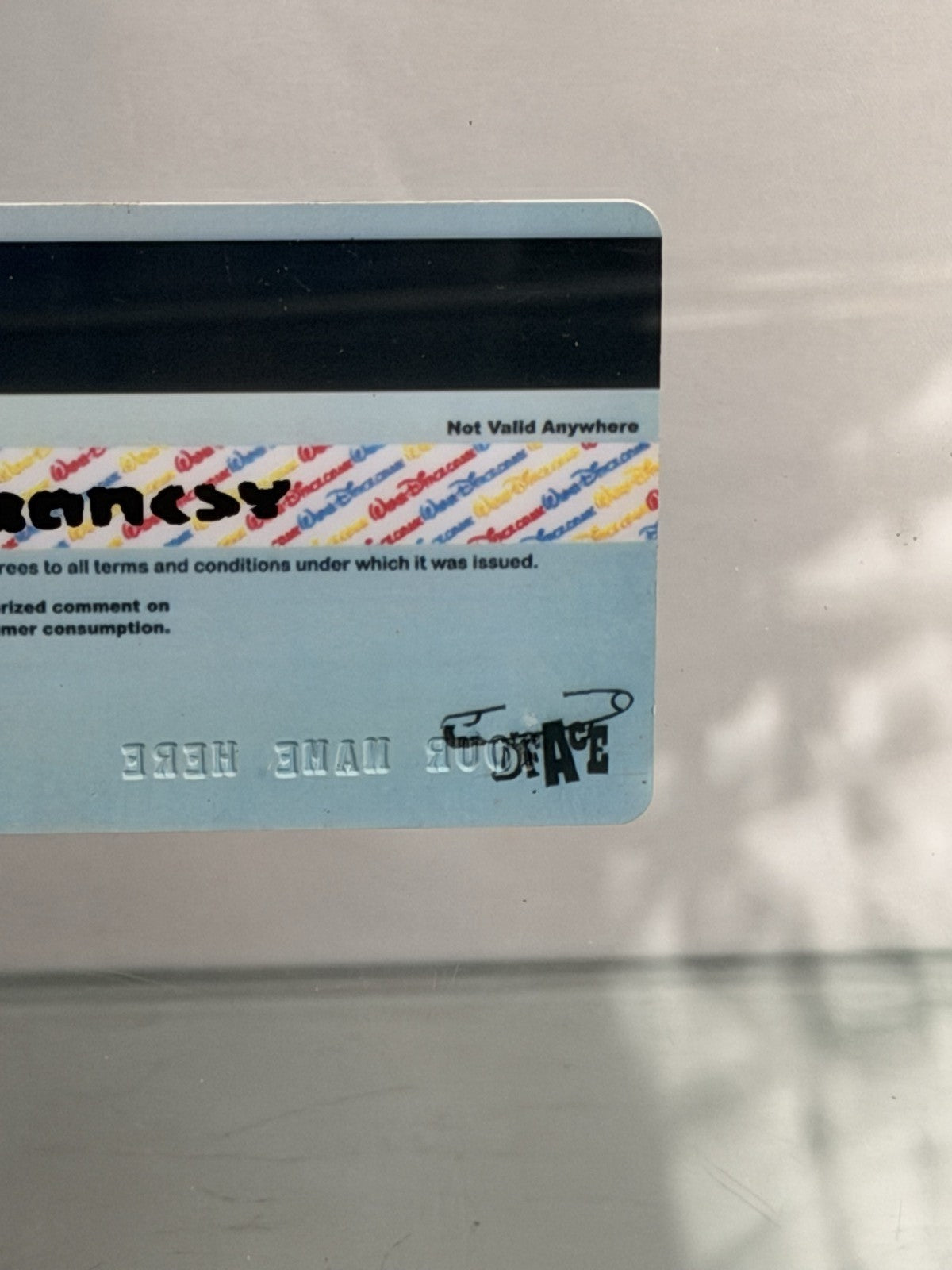 D*FACE x BANKSY American Depress 2015 Dismaland Custom Framed Credit Card Art