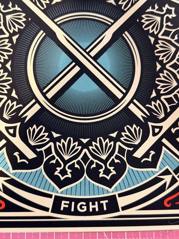 Shepard Fairey FIGHT Artist Proof AP Revolutionary Love 2021 Signed Print