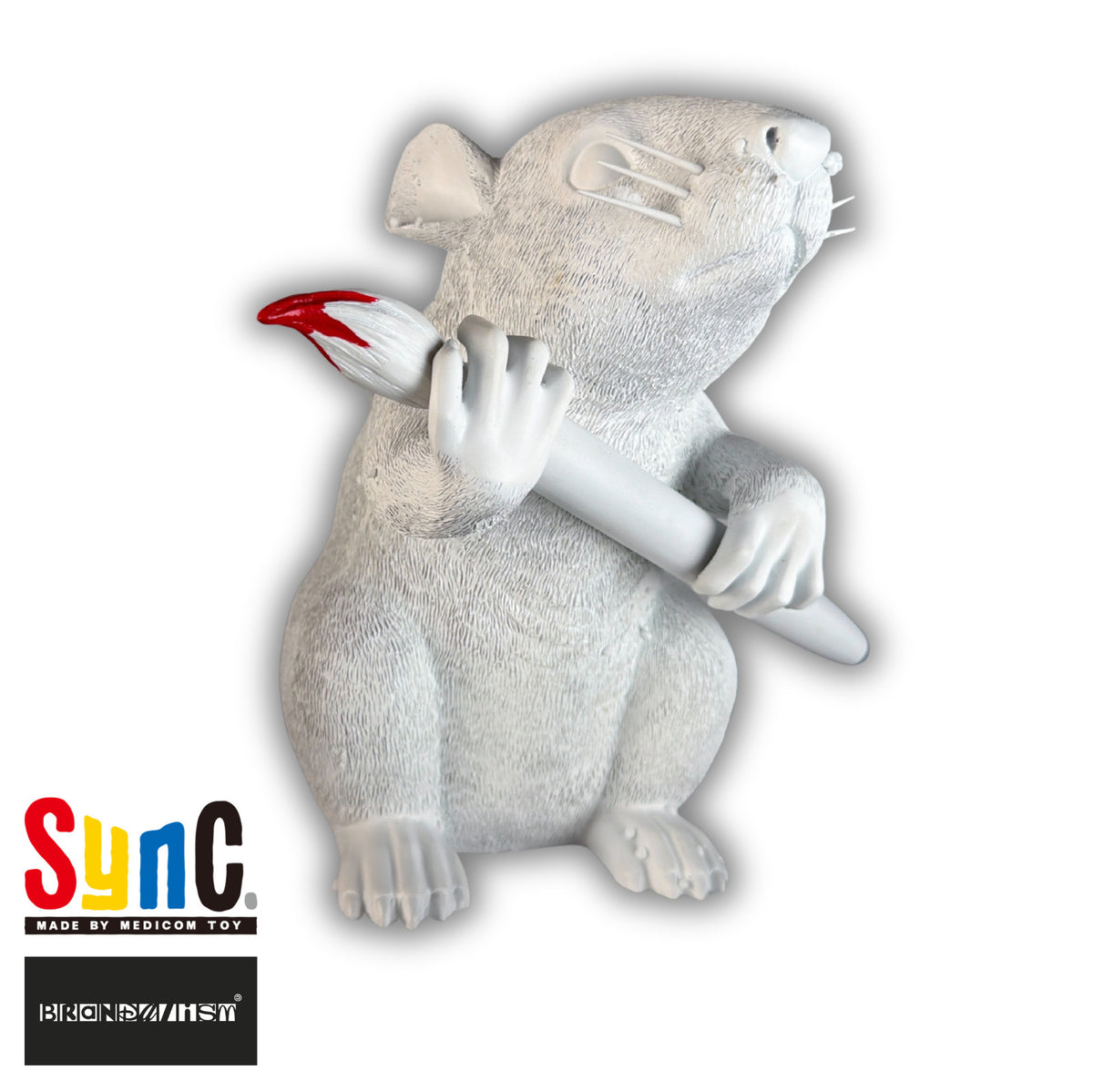 Banksy Love Rat White Medicom Toy Sync Brandalism New in Box