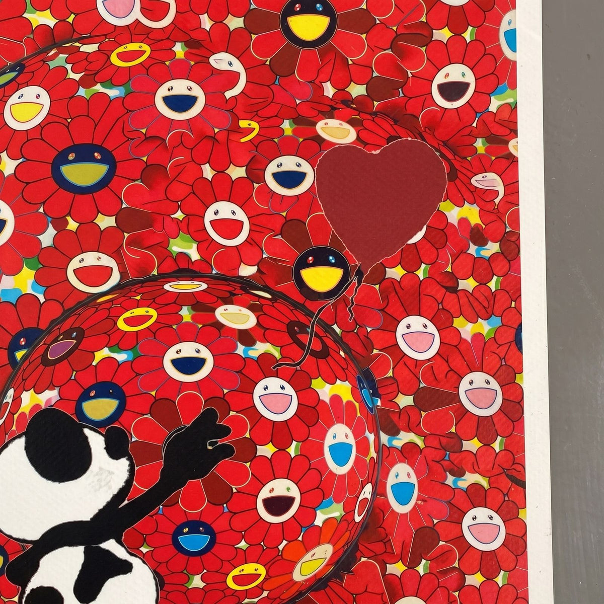 Death NYC — Print Mickey Mouse Murakami Flowers Banksy Heart 5/100