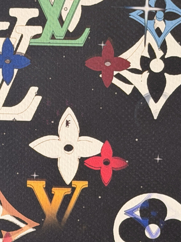 Death NYC Snoopy Woodstock Moon Louis Vuitton Stars Signed Pop Art Print 2025