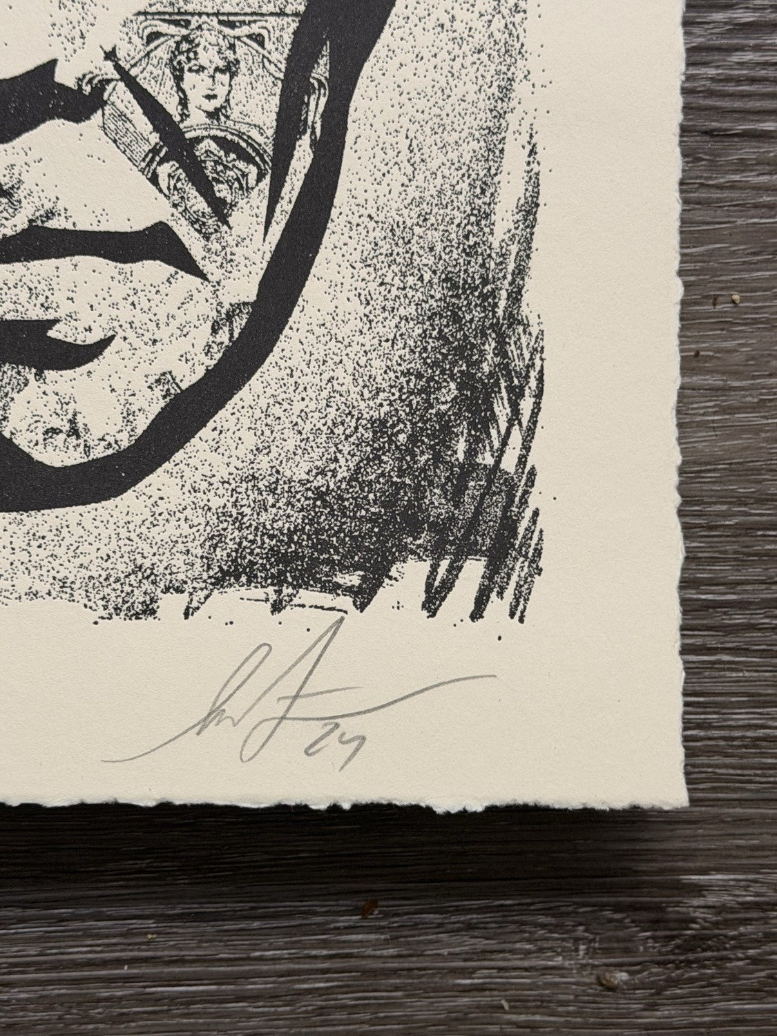 Shepard Fairey Big Brother Letterpress Signed Numbered 29/75 OBEY Giant Art