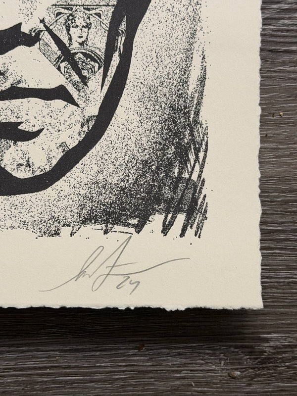 Shepard Fairey Big Brother Letterpress Signed Numbered 29/75 OBEY Giant Art