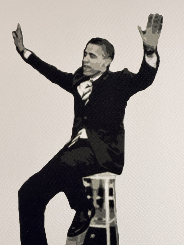 Death NYC Barack Obama Toy Soldiers Hands Up Political Pop Art Print 2020