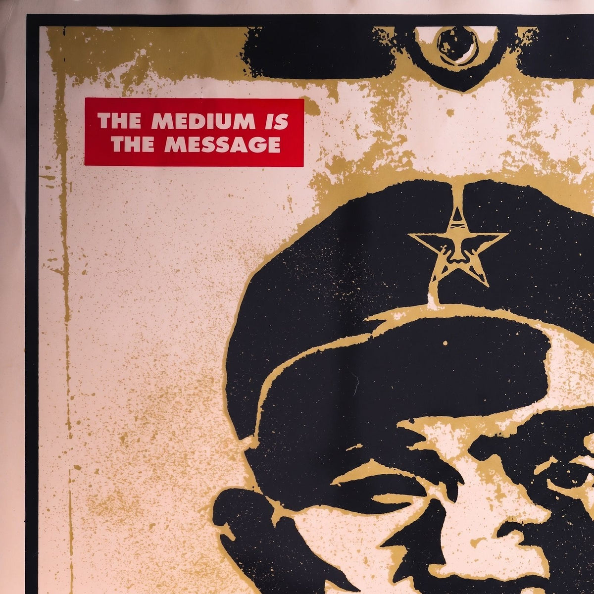 Shepard Fairey OBEY Medium Is The Message Screen Print S/N #159/200 2001