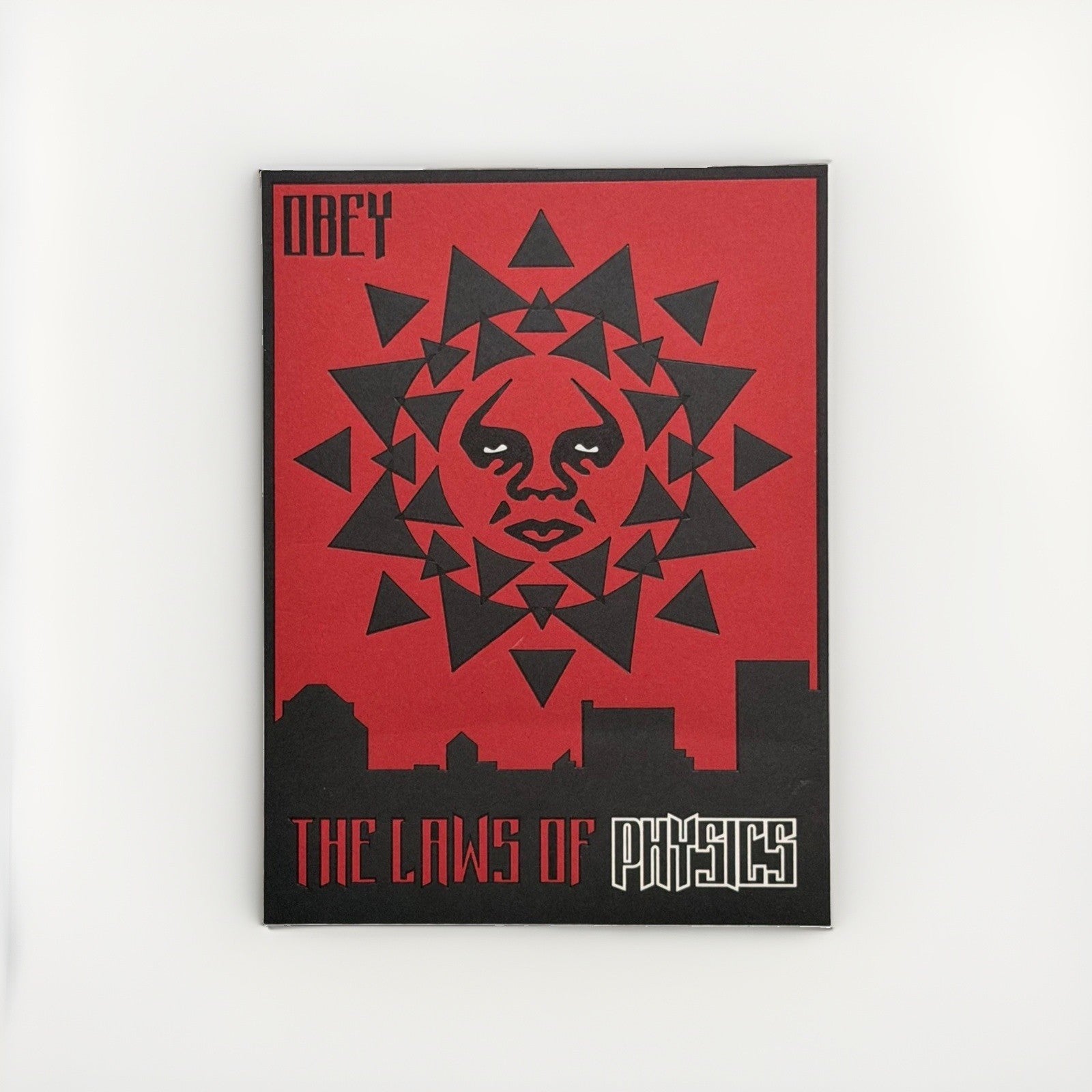 Shepard Fairey The Laws of Physics Signed Numbered 113/1000 OBEY Giant Art