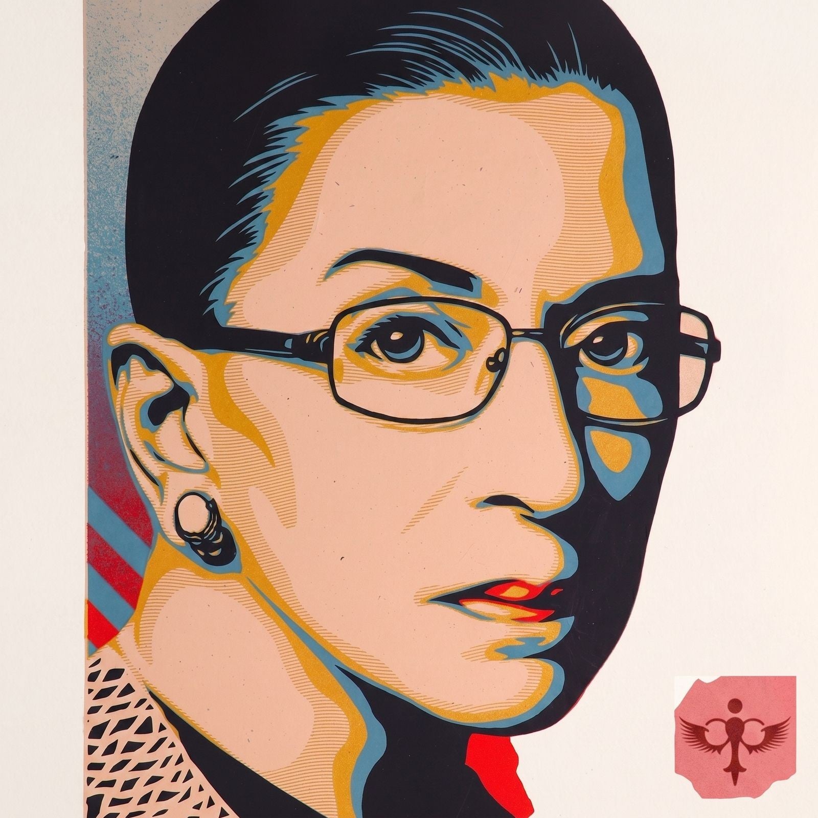 Shepard Fairey RBG A Champion of Justice Signed Limited Edition Print A/P 2021