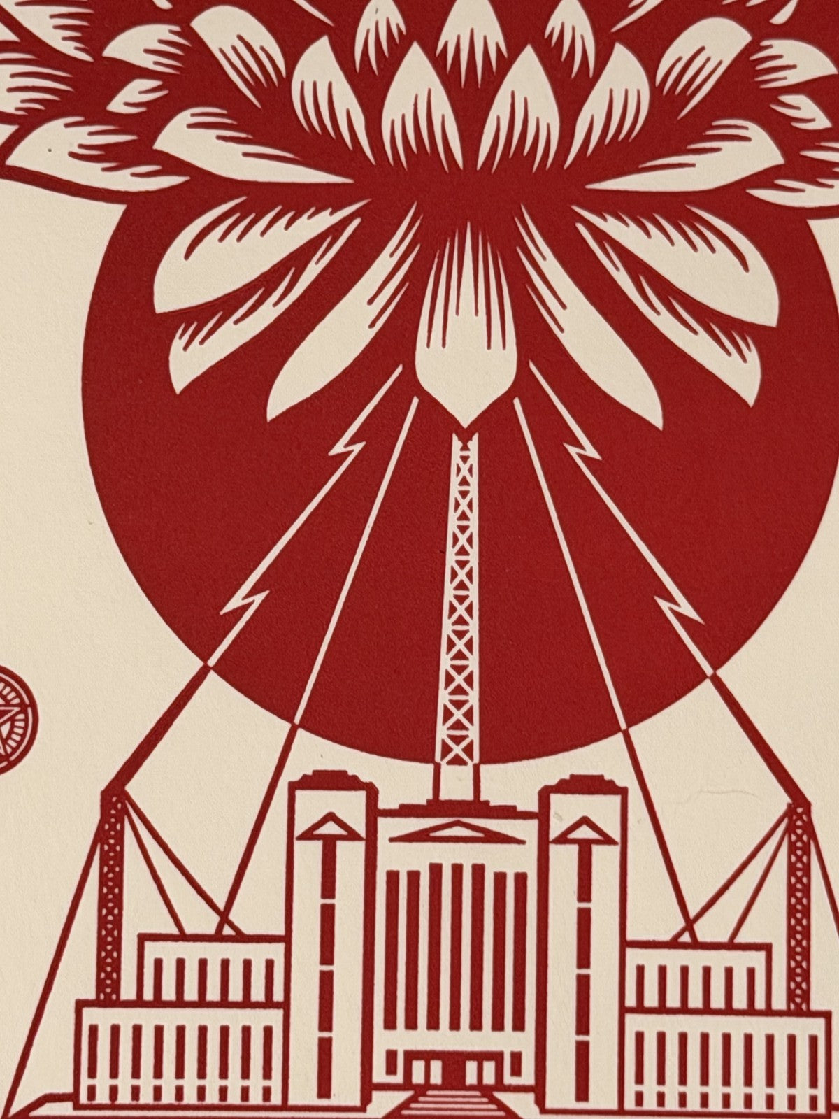 Shepard Fairey Power & Glory Signed Numbered Letterpress OBEY 2016 /450 18x24