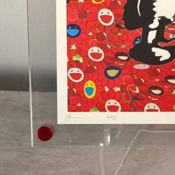 Death NYC — Print Mickey Mouse Murakami Flowers Banksy Heart 5/100