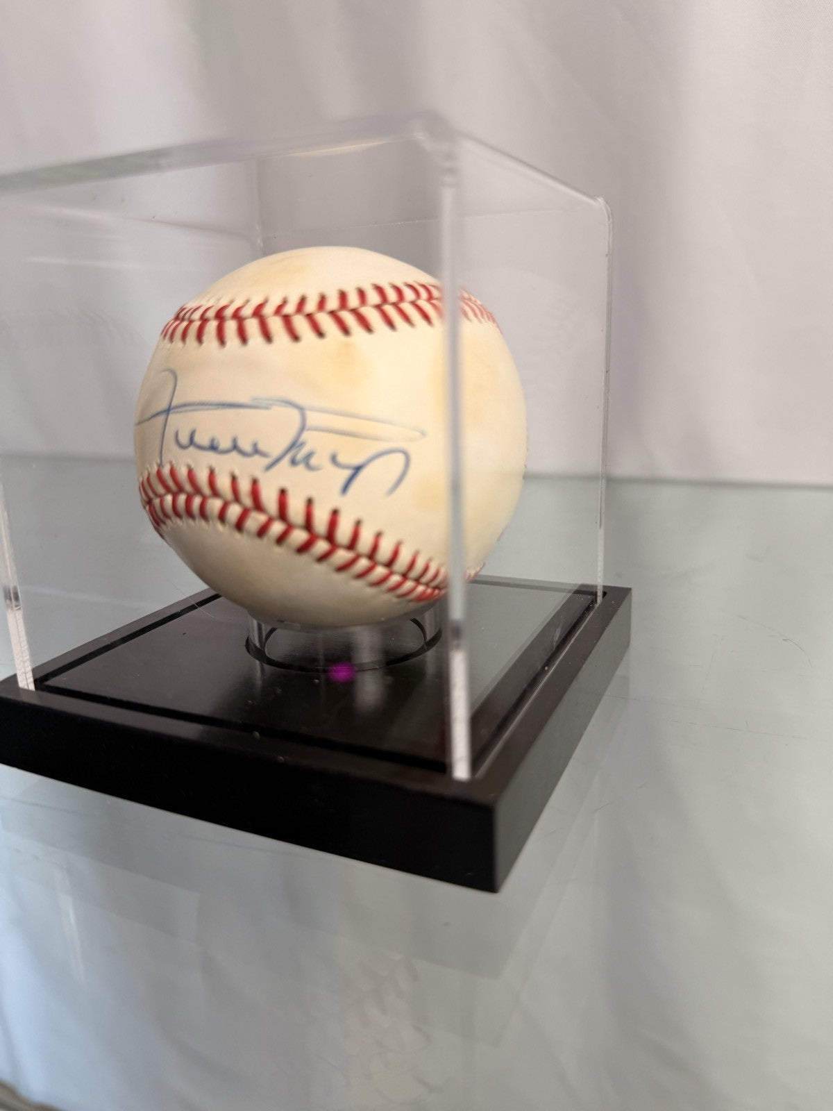 Willie Mays Signed Autographed Baseball JSA LOA Official National League