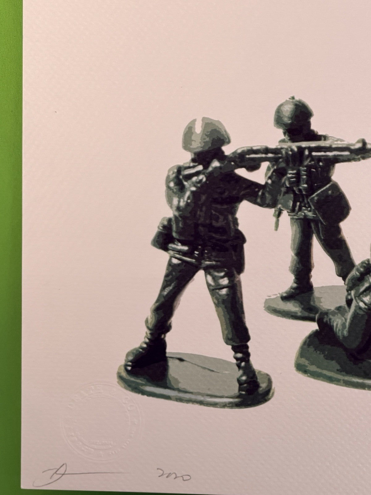 Death NYC Barack Obama Toy Soldiers Hands Up Political Pop Art Print 2020
