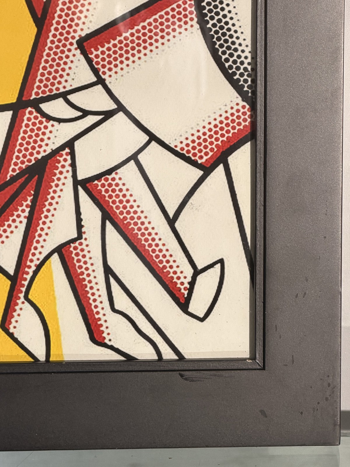 After Roy Lichtenstein I Love Liberty Framed Pop Art Print