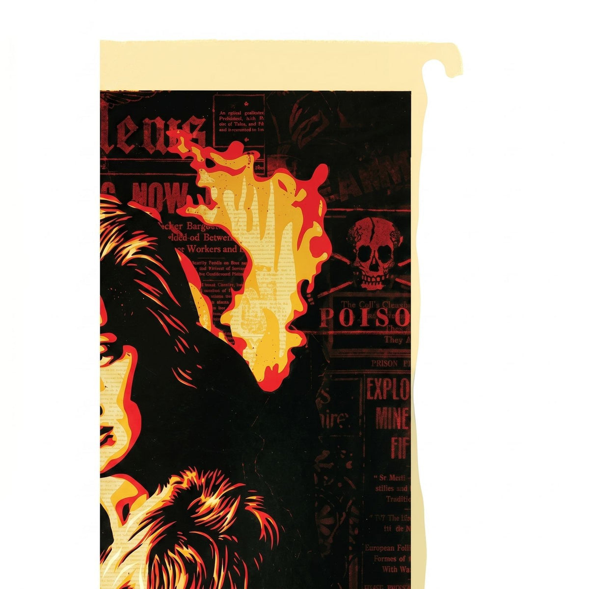 Shepard Fairey OBEY Two Americas 2016 Serigraph Signed Numbered Ed/100 30x40