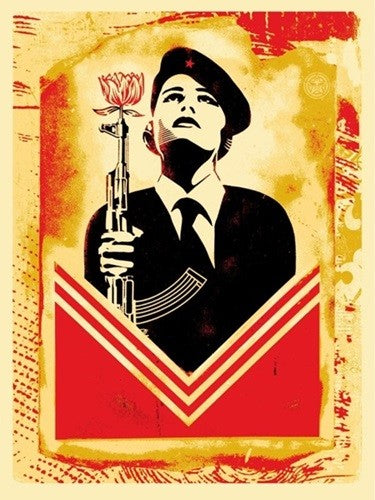 Shepard Fairey Peace Guard 2 Stencil Lisbon Signed Numbered Screen Print /450