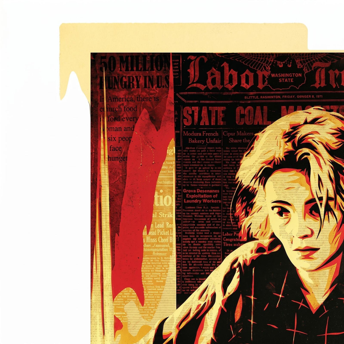Shepard Fairey OBEY Two Americas 2016 Serigraph Signed Numbered Ed/100 30x40