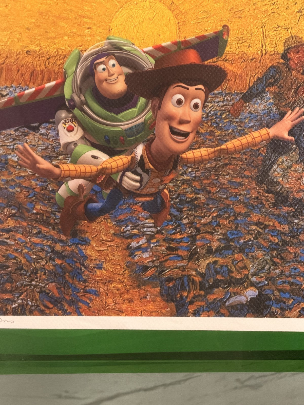 Death NYC Toy Story Van Gogh Woody Buzz Signed Numbered LTD 100 FRAMED Pop Art
