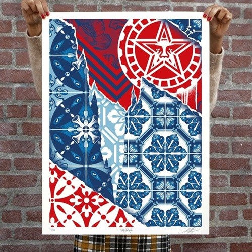 Shepard Fairey x ADD FUEL Frequency Signed Numbered Screen Print 2026 /500