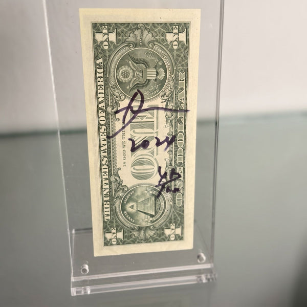 Mike Tyson $1 Bill Mixed Media Art | Signed Numbered Limited Edition /100