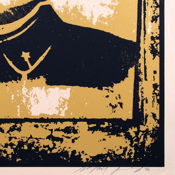 Shepard Fairey OBEY Medium Is The Message Screen Print S/N #159/200 2001