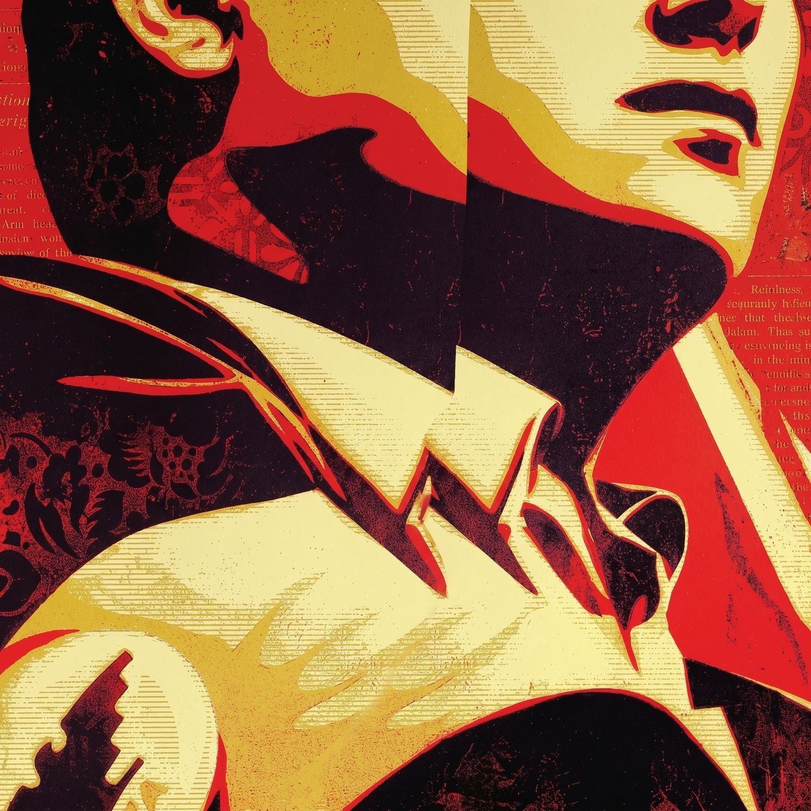 Shepard Fairey OBEY Workers Rights Signed Numbered Screen Print