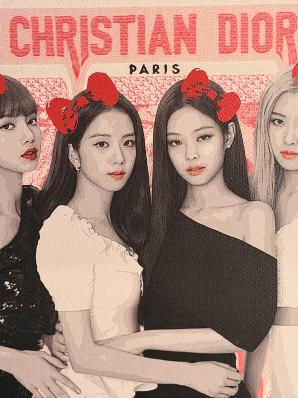 Death NYC BLACKPINK Christian Dior Paris Signed Numbered LTD 100 FRAMED K-Pop