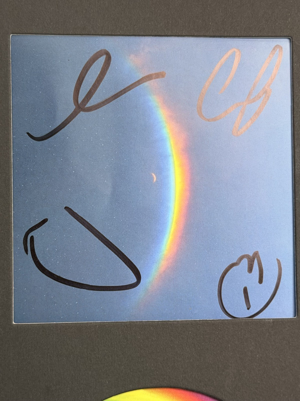 Coldplay Signed Moon Music CD Display Framed Band Autographs Parlophone
