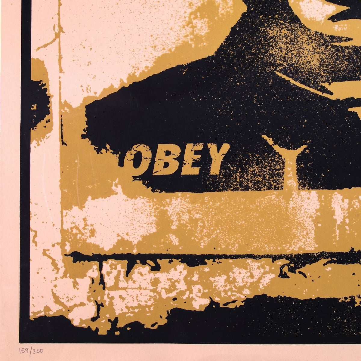 Shepard Fairey OBEY Medium Is The Message Screen Print S/N #159/200 2001