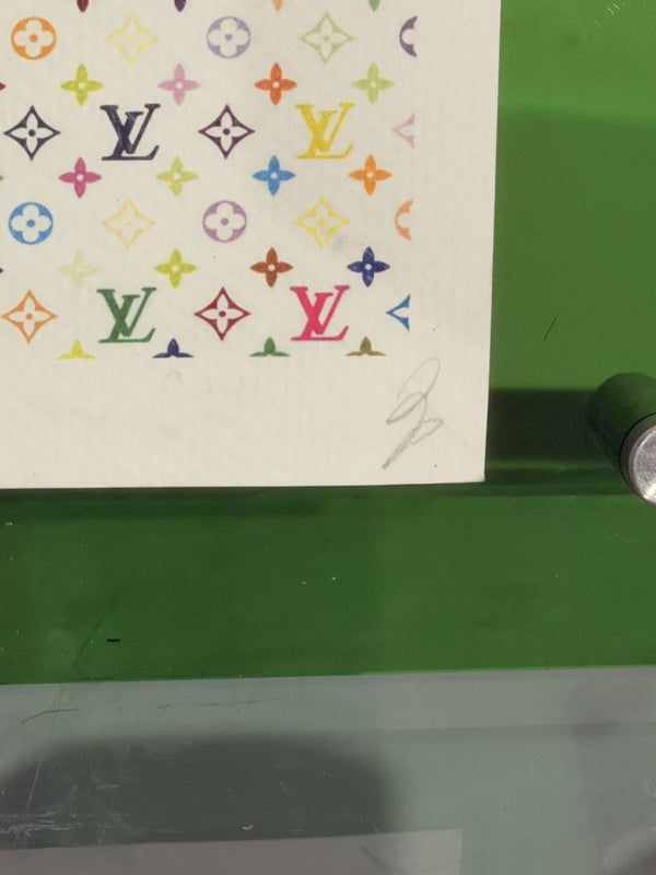 Death NYC Keith Haring Figures Louis Vuitton Signed Numbered LTD 100 FRAMED