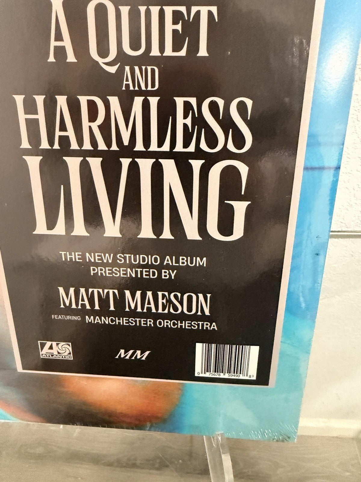 Matt Maeson Signed A Quiet and Harmless Living Sealed Vinyl LP Record