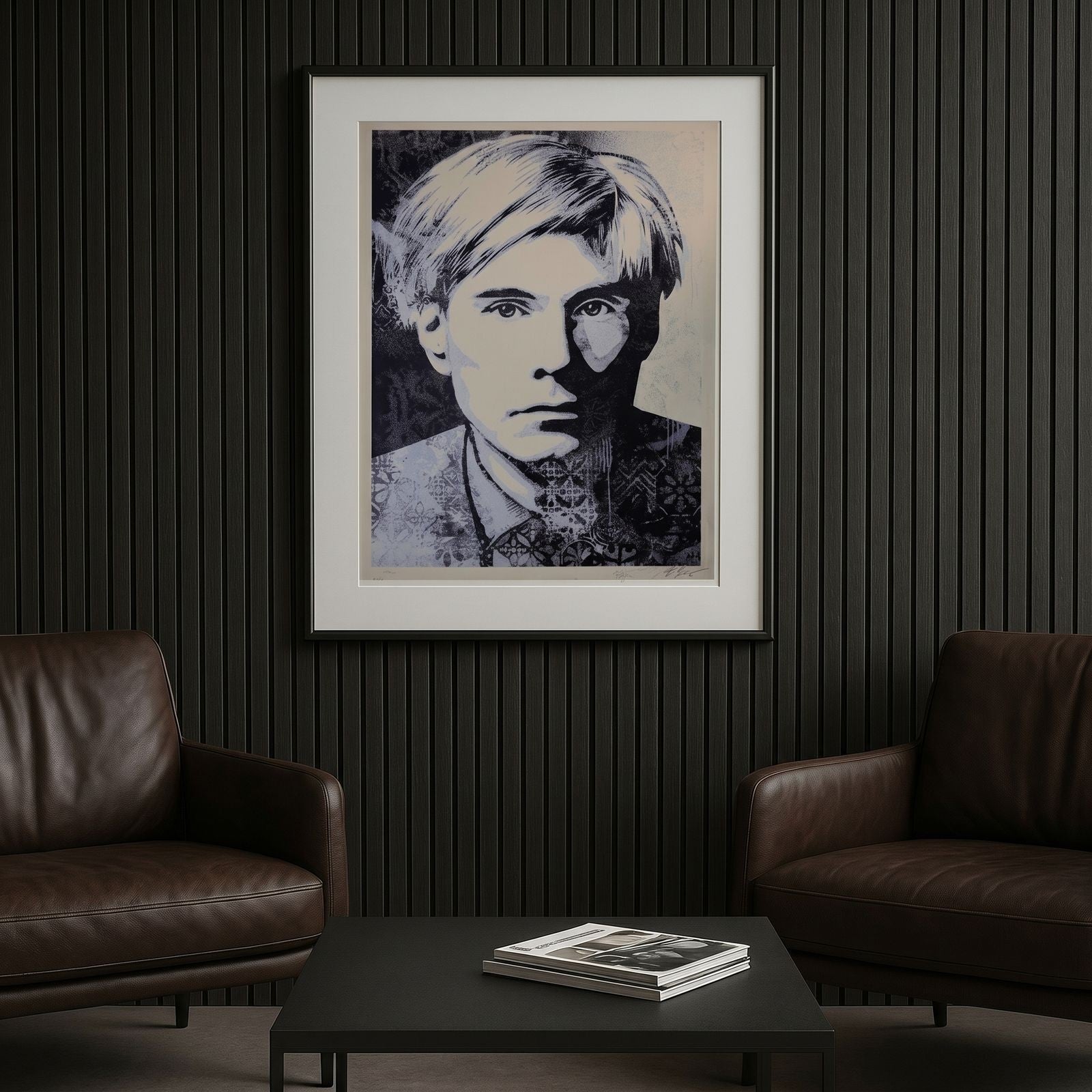 Shepard Fairey Warhol Collages Silver 2023 Signed Print | Limited Edition 300
