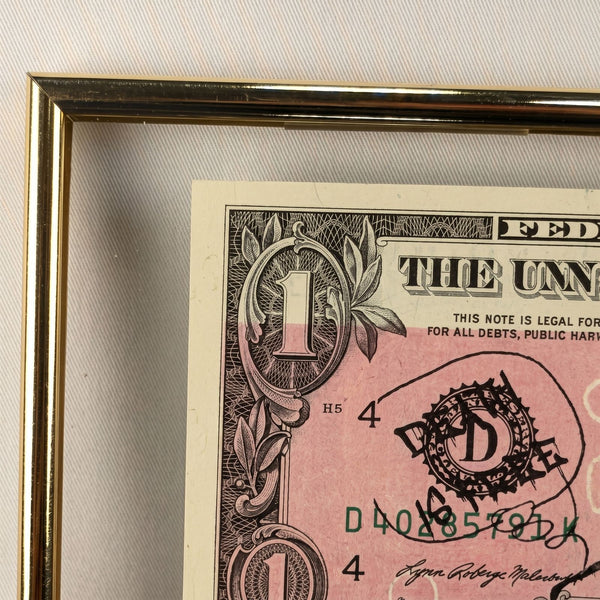 Death NYC — Snoopy & Woodstock on U.S. Dollar Diptych Signed LE