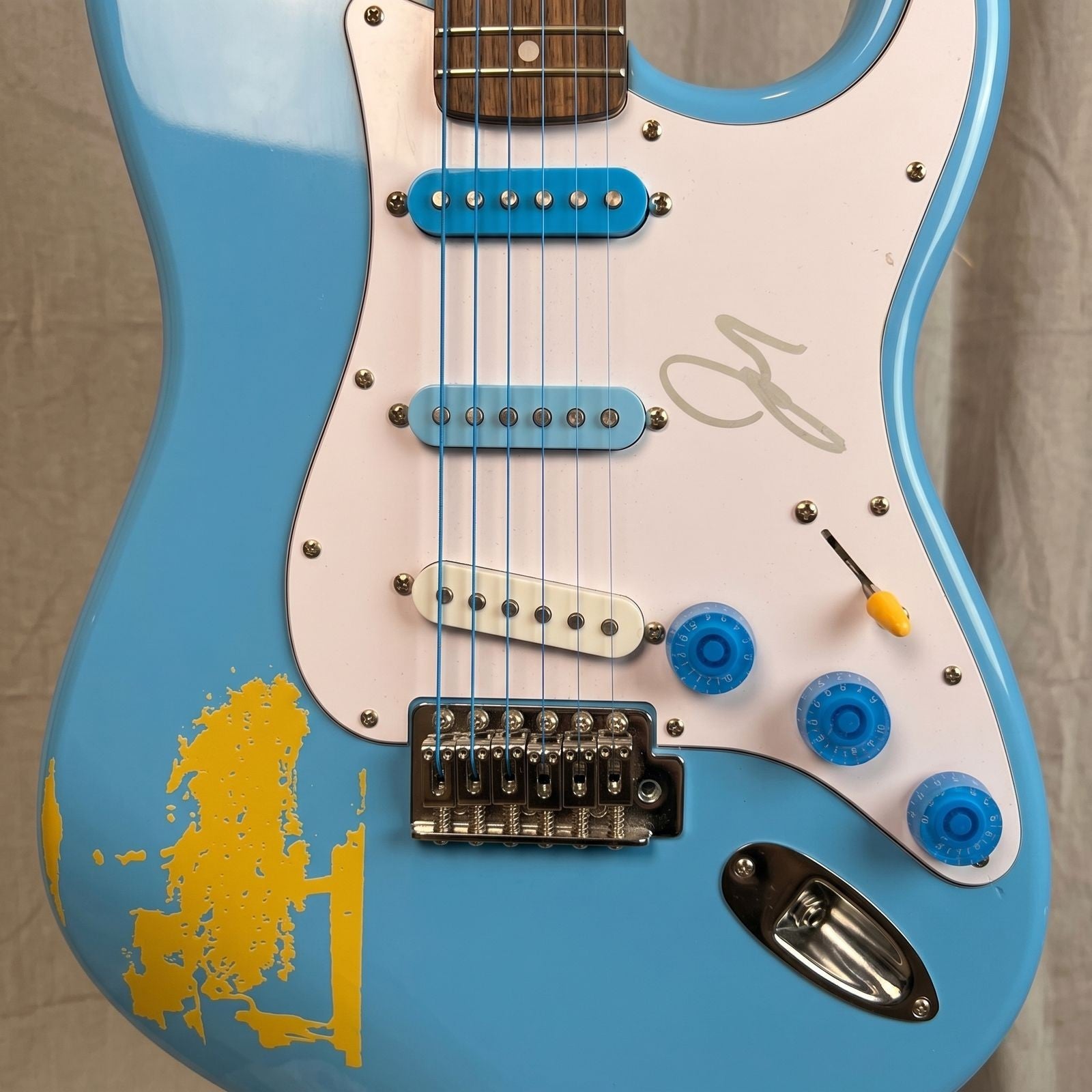 Jack Johnson — Surf Blue Stratocaster Guitar with