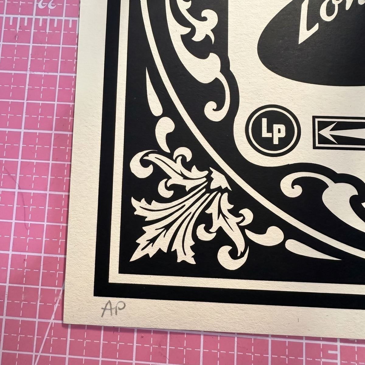 Shepard Fairey OBEY Long Playing Records Signed Artist Proof Screen Print 12.5"